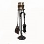 Set de utensilios de chimenea medianoSet de chimenea mediano