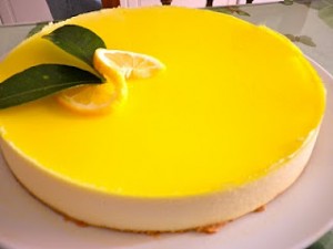 tarta fria de limon