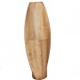 Jarrón alargado beige de 81 cm