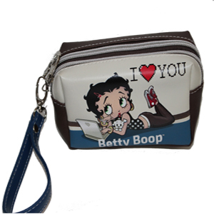 Bolsito monedero Betty Boop con correa