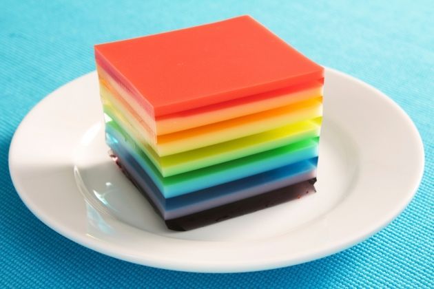 Como hacer gelatina de colores
