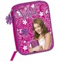 Estuche escolar de 2 pisos Violetta
