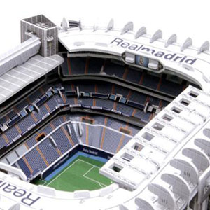 Puzzle 3d de estadio Santiago Bernabeu  3 - Real-Madrid
