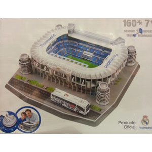 Puzzle 3d estadio Santiago Bernabeu - Real-Madrid