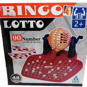Juego De Bingo Lotto Tradicional Familia Juego 90 Bolas & Tarjetas de Bingo por A a Z 8186 